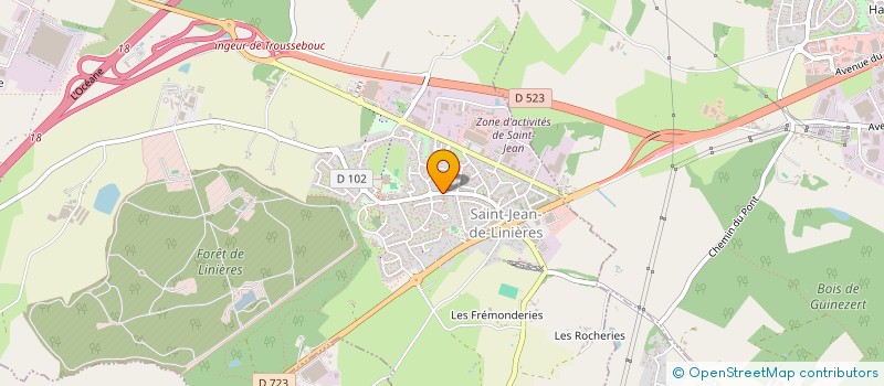 localisation de l'entreprise COLBER  SAINT-LEGER-DE-LINIERES