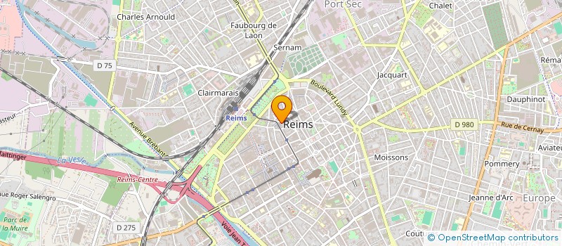 localisation de l'entreprise COLBERT 2019  REIMS