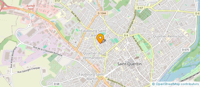 localisation de l'entreprise COLBERT à SAINT-QUENTIN