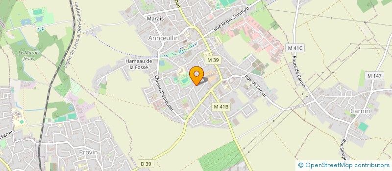 localisation de l'entreprise COLBERT  ANNULLIN