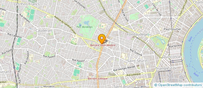 localisation de l'entreprise COLBERT  BORDEAUX