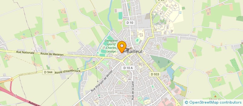 localisation de l'entreprise COLBERT à BAILLEUL