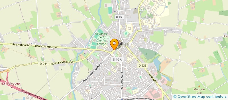 localisation de l'entreprise COLBERT DISTRIBUTION à BAILLEUL