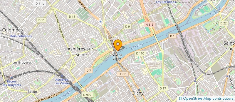 localisation de l'entreprise COLBERT EN SEINE à ASNIERES-SUR-SEINE