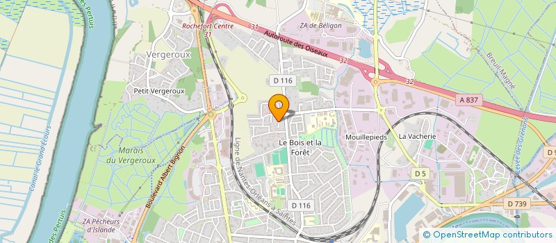 localisation de l'entreprise COLBERT IMMOBILIER  ROCHEFORT