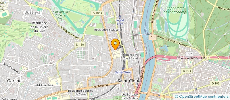 localisation de l'entreprise COLBERT PARTICIP INDUST IMM FINANC à SAINT-CLOUD
