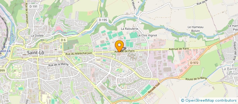 localisation de l'entreprise COLBERT PATRIMOINE  SAINT-LO