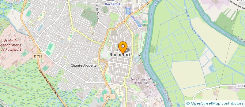 localisation de l'entreprise COLBERT-REPUBLIQUE  ROCHEFORT