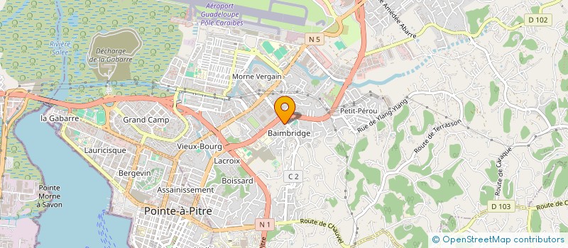 localisation de l'entreprise COLBI MEDIA à LES ABYMES