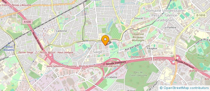 localisation de l'entreprise COLBY&CO  PESSAC