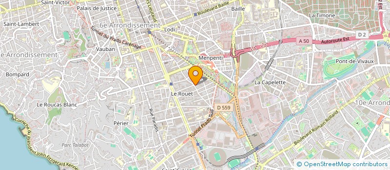 localisation de l'entreprise COLBYCO à MARSEILLE