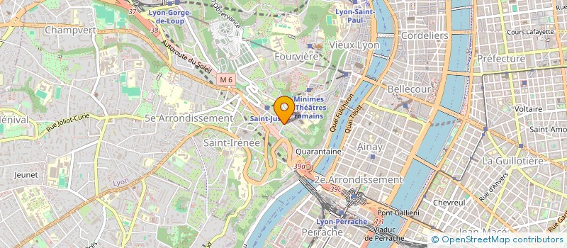 localisation de l'entreprise COLCHAM  LYON