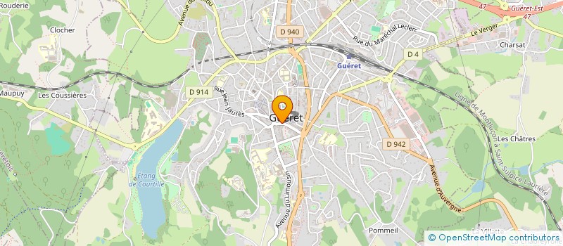 localisation de l'entreprise COLCHIQUE à GUERET