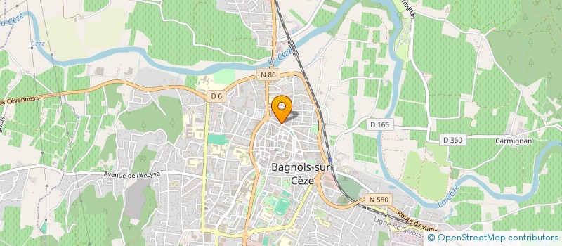 localisation de l'entreprise COLCIL  BAGNOLS-SUR-CEZE