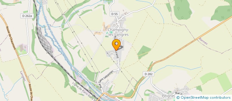 localisation de l'entreprise COLCOT 21 à CHAMPIGNY-LES-LANGRES