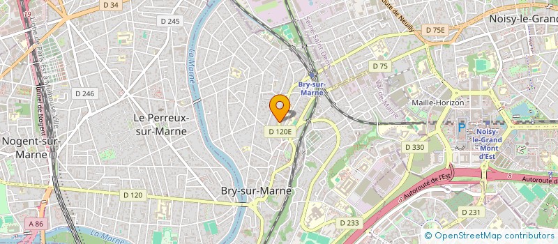 localisation de l'entreprise COLD CLEAN  BRY SUR MARNE
