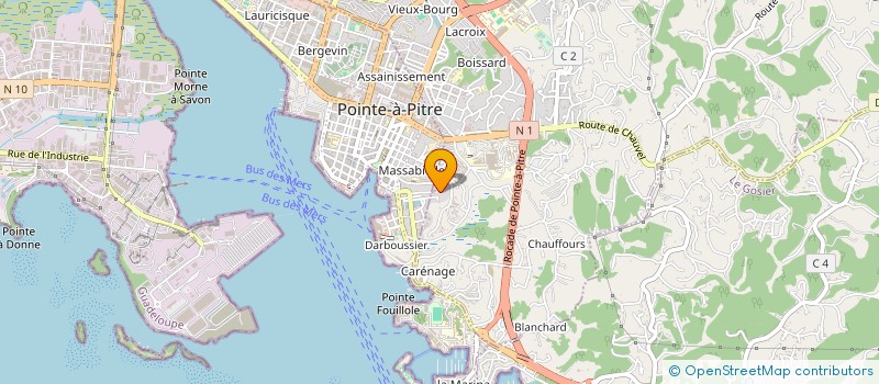 localisation de l'entreprise COLD FREEDOM  LES ABYMES