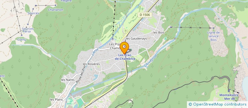 localisation de l'entreprise COLD FUSION  LES HOUCHES