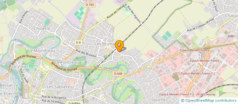 localisation de l'entreprise COLDIMOCEAN  NIORT