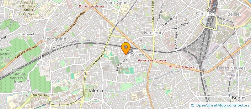 localisation de l'entreprise COLDIS à TALENCE
