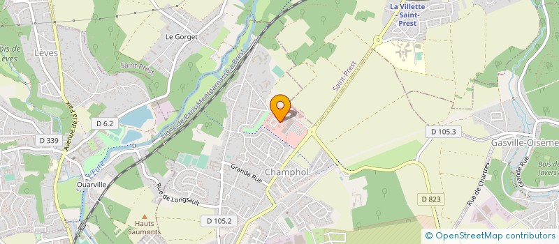 localisation de l'entreprise COLDTEX à CHAMPHOL