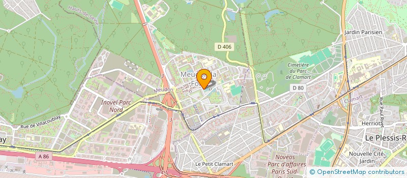 localisation de l'entreprise COLEA  MEUDON