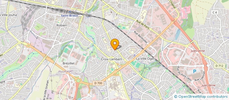 localisation de l'entreprise COLEB à SAINT-BRIEUC