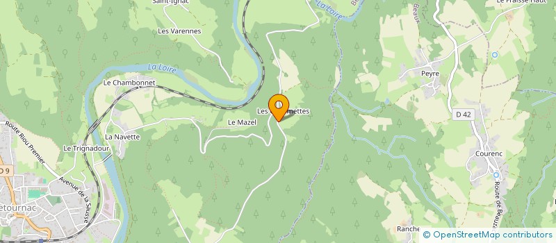 localisation de l'entreprise COLEGRAM  RETOURNAC