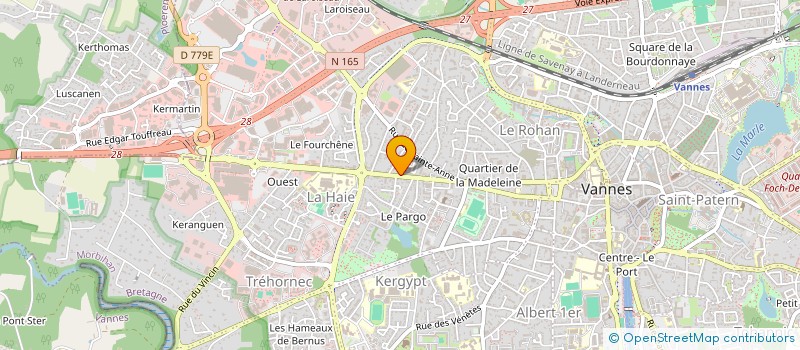 localisation de l'entreprise COLEGRAVE à VANNES