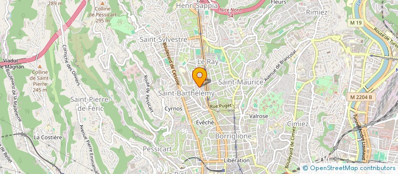 localisation de l'entreprise COLEHA à NICE