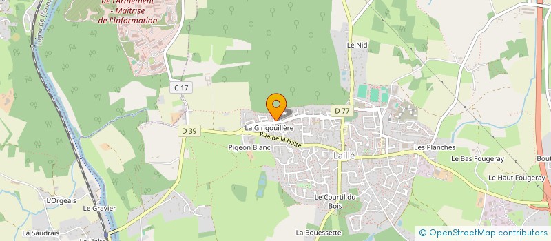 localisation de l'entreprise COLEMARA  LAILLE