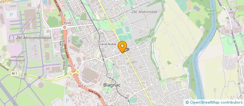 localisation de l'entreprise COLENS INDUSTRIE SAS à BLAGNAC
