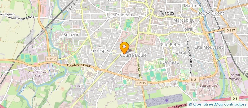 localisation de l'entreprise COLEO  TARBES