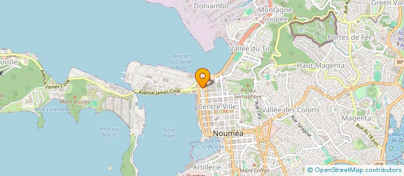 localisation de l'entreprise COLEO à NOUMEA