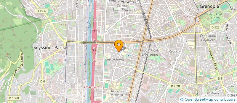 localisation de l'entreprise COLERIC  GRENOBLE