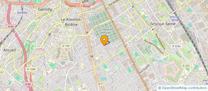 localisation de l'entreprise COLETIVO SAMBA NA RUA à VILLEJUIF