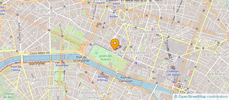 localisation de l'entreprise COLETTE à PARIS