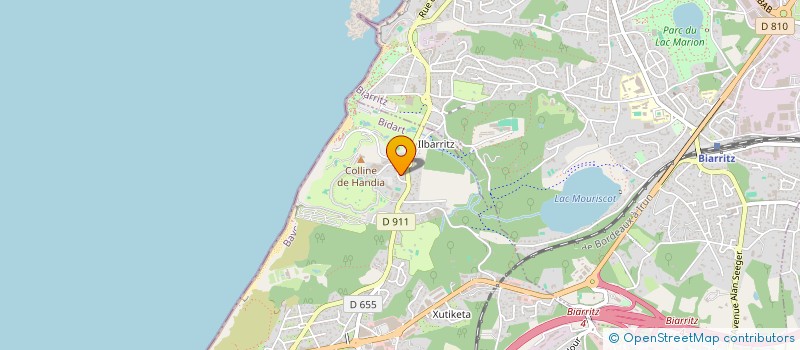 localisation de l'entreprise COLETTE à BIDART