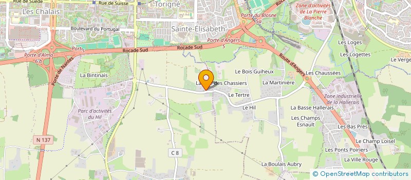 localisation de l'entreprise COLETTE  NOYAL-CHATILLON-SUR-SEICHE