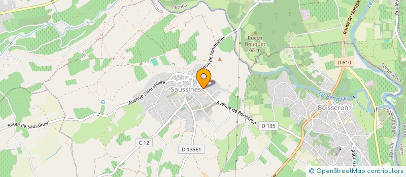 localisation de l'entreprise COLETTE  SAUSSINES