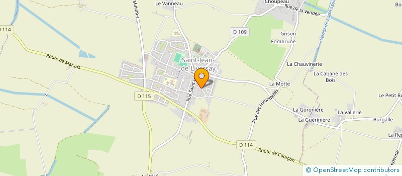 localisation de l'entreprise COLETTE  COURCON