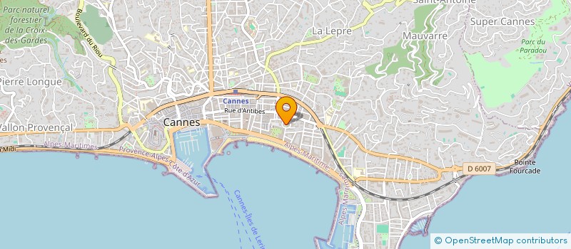 localisation de l'entreprise COLETTE BREZIN à CANNES