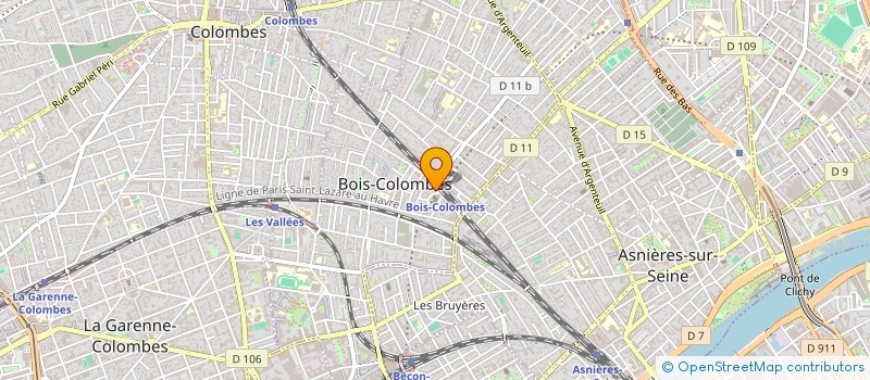 localisation de l'entreprise COLETTE CORP  BOIS-COLOMBES