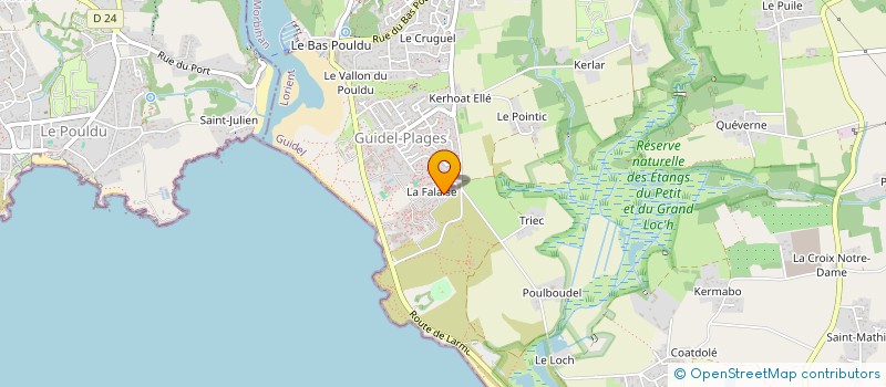 localisation de l'entreprise COLETTE GUIDEL à PLOEMEUR
