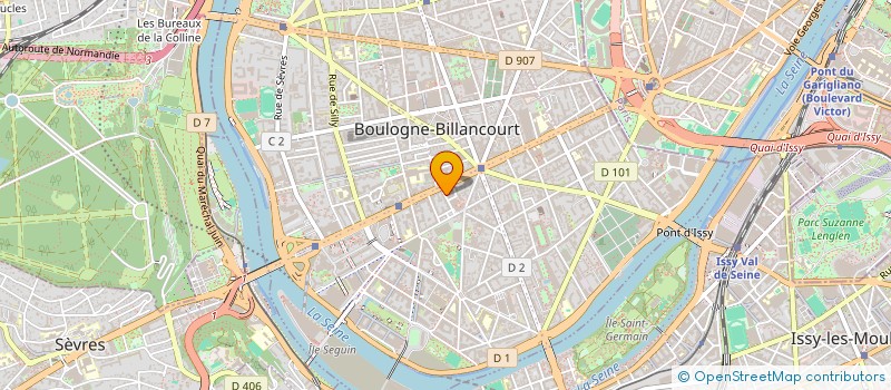 localisation de l'entreprise COLETTE IMAGES à BOULOGNE-BILLANCOURT