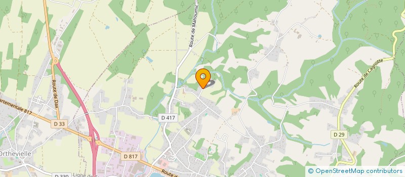 localisation de l'entreprise COLETTE L.M  PEYREHORADE