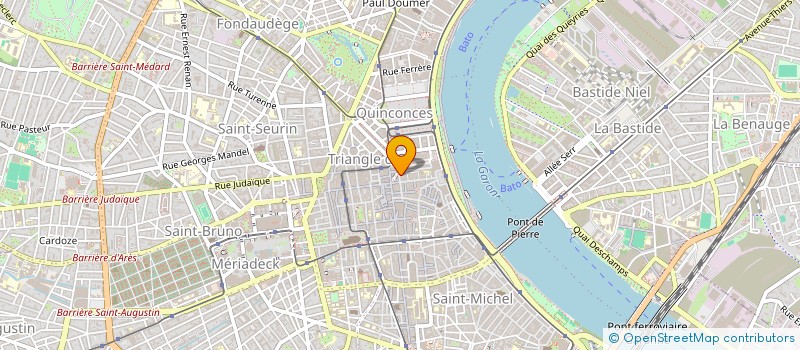 localisation de l'entreprise COLETTE TUTELLE  BORDEAUX