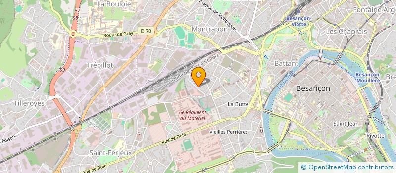 localisation de l'entreprise COLETTEAUXTORCOLS à BESANCON