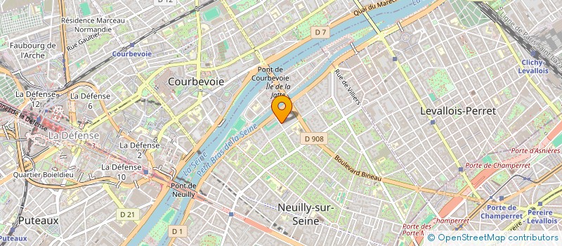 localisation de l'entreprise COLEVING PARIS à NEUILLY-SUR-SEINE