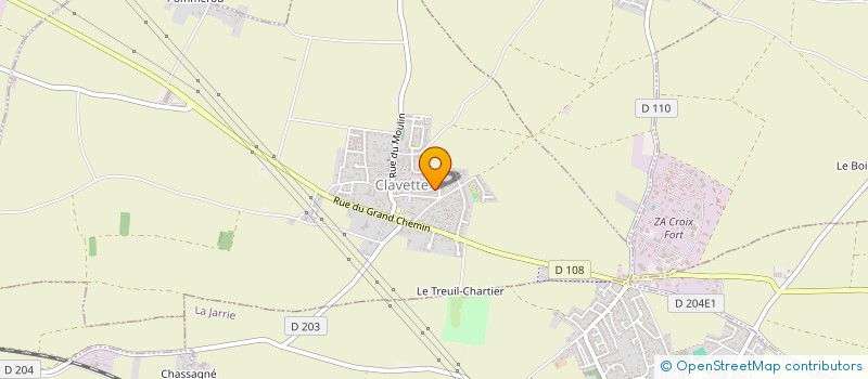 localisation de l'entreprise COLEX SERVICES à CLAVETTE